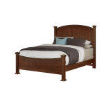 Bonanza Queen & King Poster Bed - Cherry Finish in King - BB28-667-766-922-MS1
