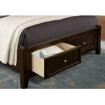 Bonanza Full, Queen, & King Mansion Storage Bed - Merlo Finish in King - BB27-668-066B-502-666 - Image 4