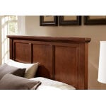 Bonanza Full ,queen, & King Mansion Bed - Cherry Finish - BB28-668/866/922/MS1 - Image 5