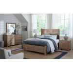 Tide & Timber Queen Fretwork Bed With Storage Footboard - 831-557-050B-502-555T - Image 2