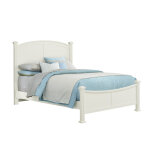 Bonanza Queen & King Poster Bed - White Finish in King - BB29-667-766-922-MS1