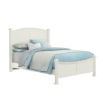 Bonanza King Poster Bed - White Finish - BB29-667-766-922-MS1