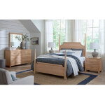 Tide & Timber King Pencil Poster Bed With Footboard Storage - 830-668-066B-502-666T - Image 3
