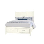 Tide & Timber King Fretwork Bed With Storage Footboard - 834-667-066B-502-666T