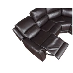 Alexandria Leather 6-piece Power Reclining Set, Chocolate - Image 11